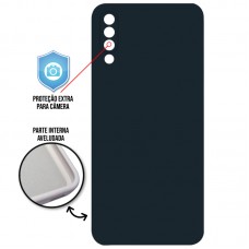 Capa para Samsung Galaxy A30s/A50 e A50s - Case Silicone Cover Protector Azul Índigo
